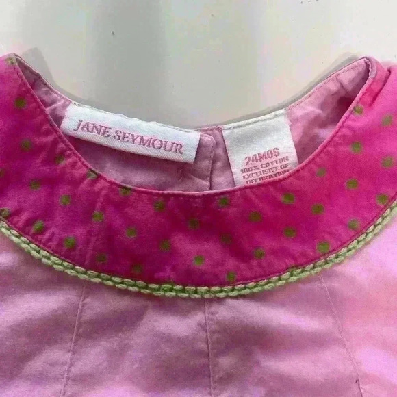 Jane Seymour Little Girls Dress with Flowers 🌸 Size 24 months - Picture 5 of 7